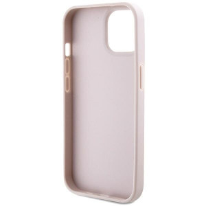 Оригинален гръб GUESS 4G Metal Logo с презрамка GUHCP15SP4TDSCPP - iPhone 15 розов - Img 8