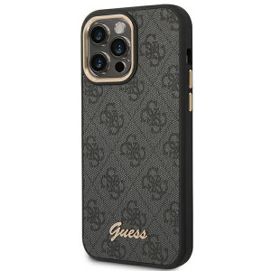 Оригинален гръб GUESS 4G Vintage Gold Logo GUHCP14XHG4SHK - iPhone 14 Pro Max черен - Img 2