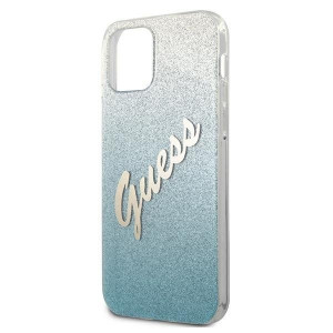 Оригинален гръб GUESS Glitter Gradient GUHCP12MPCUGLSBL - iPhone 12 / 12 Pro син - Img 6