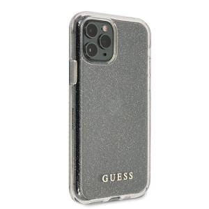 Оригинален гръб GUESS Glitter GUHCN58PCGLSI - iPhone 11 Pro сребрист - Img 10