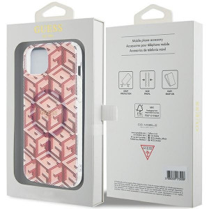 Оригинален гръб GUESS IML GCube MagSafe - iPhone 15 Plus / 14 Plus розов - Img 8