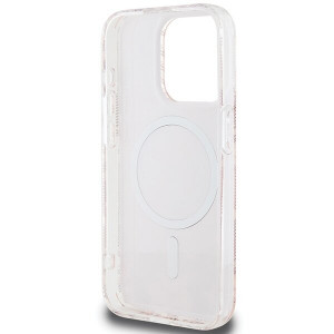 Оригинален гръб GUESS IML GCube MagSafe - iPhone 15 Pro розов - Img 7