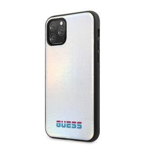 Оригинален гръб GUESS Iridescent GUHCN58BLD - iPhone 11 Pro сребрист - Img 6