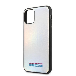Оригинален гръб GUESS Iridescent - iPhone 11 Pro Max сребрист - Img 6
