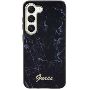Оригинален гръб GUESS Marble GUHCS23SPCUMAK - Samsung Galaxy S23 черен - Img 3
