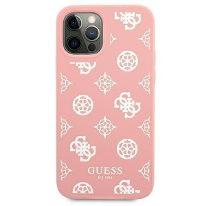 Оригинален гръб GUESS Peony GUHCP12LLSPEWPI - iPhone 12 Pro Max розов - Img 3