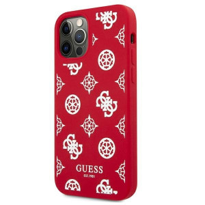 Оригинален гръб GUESS Peony GUHCP12LLSPEWRE - iPhone 12 Pro Max червен - Img 2