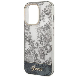 Оригинален гръб GUESS Porcelain GUHCP14XHGPLHG - iPhone 14 Pro Max сив - Img 6