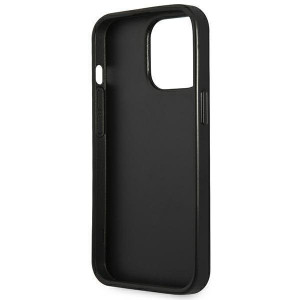 Оригинален гръб GUESS Saffiano Triangle Logo GUHCP14LPSATLK - iPhone 14 Pro черен - Img 7