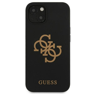 Оригинален гръб GUESS Silicone 4G Logo GUHCP13SLS4GGBK - iPhone 13 mini черен - Img 3