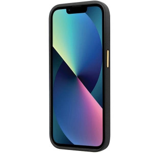 Оригинален гръб GUESS Silicone Logo Strass 4G GUHCP14LM4DGPK case - iPhone 14 Pro черен - Img 5