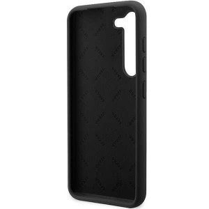Оригинален гръб GUESS Silicone Vintage Gold Logo GUHCS23MSLSMK - Samsung Galaxy S23+ черен - Img 7