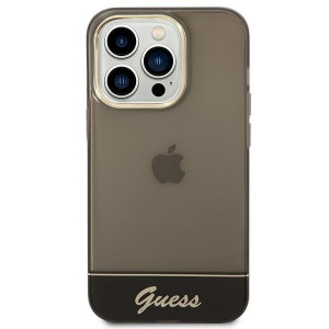 Оригинален гръб GUESS Translucent GUHCP14XHGCOK - iPhone 14 Pro Max черен - Img 3