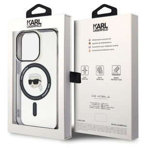 Оригинален гръб KARL LAGERFELD KLHMP15LHKHNOTK - iPhone 15 Pro прозрачен - Img 8