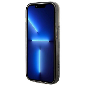Оригинален гръб KARL LAGERFELD Liquid Glitter Choupette - iPhone 14 Pro прозрачен - Img 5
