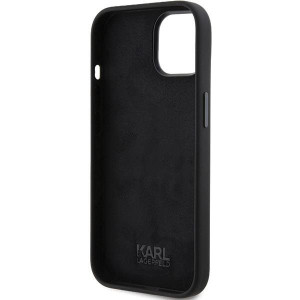 Оригинален гръб KARL LAGERFELD Silicone Karl & Choupette Head - iPhone 15 Plus / 14 Plus черен - Img 7
