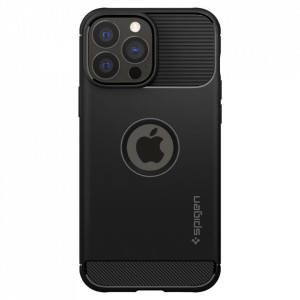 Оригинален гръб SPIGEN Rugged Armor - iPhone 13 Pro черен мат - Img 2