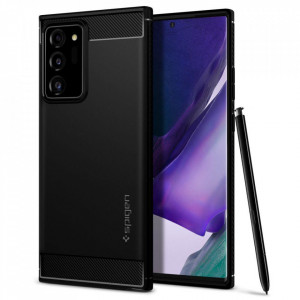 Оригинален гръб SPIGEN Rugged Armor - Samsung Galaxy Note20 Ultra черен мат - Img 1