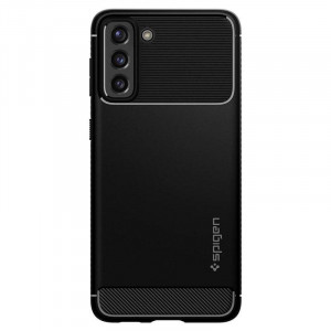 Оригинален гръб SPIGEN Rugged Armor - Samsung Galaxy S21 5G черен мат - Img 17