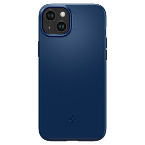 Оригинален гръб SPIGEN Thin Fit - iPhone 15 Plus син - Img 3