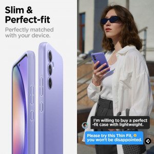Оригинален гръб SPIGEN Thin Fit - Samsung Galaxy A52 / A52 5G / A52s 5G Awesome Violet - Img 12