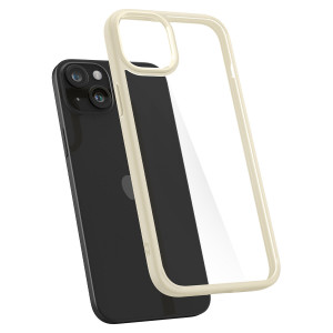 Оригинален гръб SPIGEN Ultra Hybrid - iPhone 15 Plus бежов - Img 5