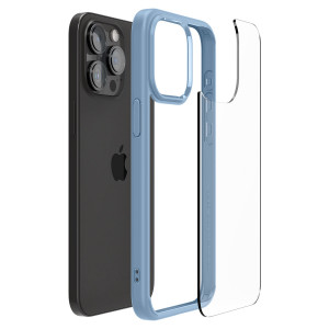 Оригинален гръб SPIGEN Ultra Hybrid - iPhone 15 Pro Max sierra blue - Img 5