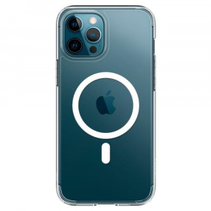 Оригинален гръб SPIGEN Ultra Hybrid MagSafe - iPhone 12 / 12 Pro бял - Img 3