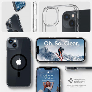 Оригинален гръб SPIGEN Ultra Hybrid MagSafe - iPhone 14 Plus черен - Img 14