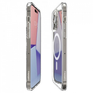 Оригинален гръб SPIGEN Ultra Hybrid MagSafe - iPhone 14 Pro Max бял - Img 6