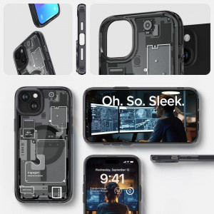Оригинален гръб SPIGEN Ultra Hybrid MagSafe - iPhone 15 Plus Zero One - Img 15