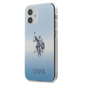 Оригинален гръб US POLO Gradient USHCP12SPCDGBL - iPhone 12 mini син - Img 1