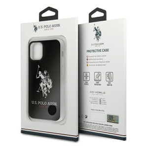 Оригинален гръб US POLO Shiny Big Logo USHCP12STPUHRBK - iPhone 12 mini черен - Img 5