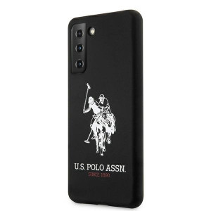 Оригинален гръб US POLO Silicone Logo USHCS21 5GSSLHRBK - Samsung Galaxy S21 5G черен - Img 2