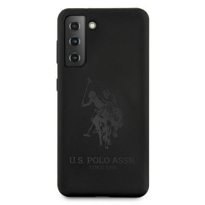 Оригинален гръб US POLO Silicone - Tone USHCS21MSLHRTBK - Samsung Galaxy S21+ 5G черен - Img 3