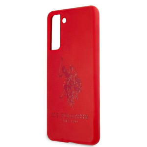 Оригинален гръб US POLO Silicone - Tone USHCS21MSLHRTRE - Samsung Galaxy S21+ 5G червен - Img 6