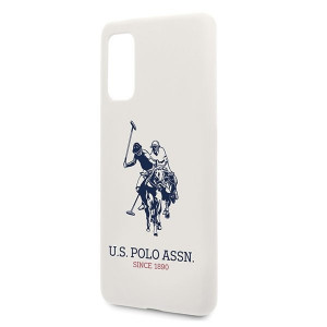 Оригинален гръб US POLO Silicone USHCS62SLHRWH - Samsung Galaxy S20 / S20 5G бял - Img 3