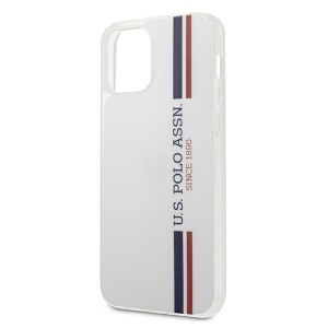 Оригинален гръб US POLO Tricolor USHCP12LPCUSSWH - iPhone 12 Pro Max бял - Img 8