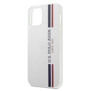 Оригинален гръб US POLO Tricolor USHCP12MPCUSSWH - iPhone 12 / 12 Pro бял - Img 8