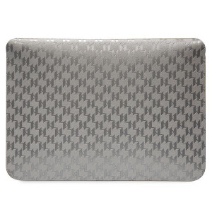 Оригинален калъф за лаптоп KARL LAGERFELD Saffiano Monogram Choupette KLCS14SAKHPCG 14" сребрист - Img 3