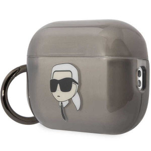 Оригинален калъф за слушалки Karl LAGERFELD Ikonik Karl KKLAP2HNIKTCK - AirPods Pro 2 черен - Img 3