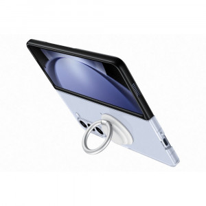 Оригинален калъф с държач SAMSUNG Silicone Gadget - Samsung Galaxy Z Fold5 прозрачен - Img 7