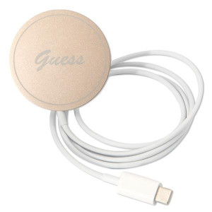 Оригинален комплект GUESS 4G Print (гръб + зарядно) MagSafe GUBPP12MH4EACSP - iPhone 12 / 12 Pro розов - Img 8