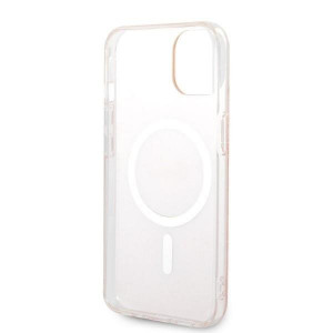 Оригинален комплект GUESS 4G Print (гръб + зарядно) MagSafe GUBPP14MH4EACSP - iPhone 14 Plus розов - Img 7