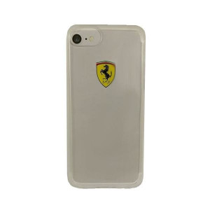 Оригинален прозрачен твърд гръб FERRARI Banner FEHCRFP7TR1 - iPhone 7 / 8 / SE (2nd gen) / SE (3rd gen) прозрачен - Img 1