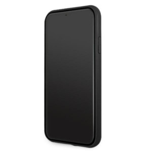 Оригинален твърд гръб AMG Leather Hot Stamped AMHCN61DOLBK - iPhone 11 черен - Img 5