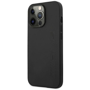 Оригинален твърд гръб AMG Leather Hot Stamped AMHCP14XDOLBK - iPhone 14 Pro Max черен - Img 2
