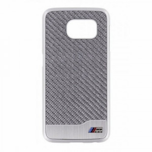 Оригинален твърд гръб BMW BMHCS6MDCS - Samsung Galaxy S6 сребрист - Img 3