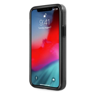 Оригинален твърд гръб BMW Sandblast BMHCP12LMBTOK - iPhone 12 Pro Max прозрачен с черна рамка - Img 5