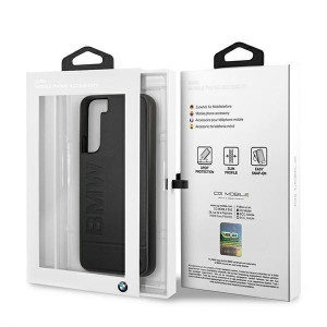 Оригинален твърд гръб BMW Signature Logo Imprint BMHCS22MSLLBK - Samsung Galaxy S22+ черен - Img 8